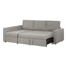 Load image into Gallery viewer, Adorn Homez Seattle L Shape Sofa Cum Bed in Fabric