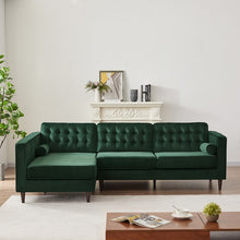 Load image into Gallery viewer, Adorn Homez Ryan L Shape (5 Seater) Sofa Sectional in Premium Velvet Fabric