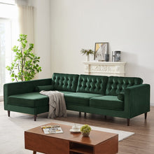 Load image into Gallery viewer, Adorn Homez Ryan L Shape (5 Seater) Sofa Sectional in Premium Velvet Fabric

