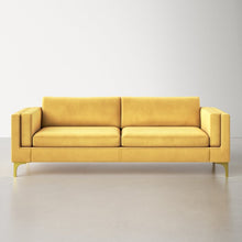 Load image into Gallery viewer, Adorn Homez Maisie 3 Seater Sofa in Premium Suede Velvet Fabric