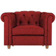 Load image into Gallery viewer, Adorn Homez Strathford Chesterfield Premium Sofa 1 Seater in Fabric