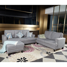 Load image into Gallery viewer, Adorn Homez Matlock 3+2+Ottoman (6 Seater) Sofa Set in Fabric
