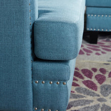 Load image into Gallery viewer, Adorn Homez Matlock 3+2+Ottoman (6 Seater) Sofa Set in Fabric