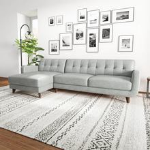 Load image into Gallery viewer, Adorn Homez Edina L shape Sofa - 5 Seater - in Premium Leatherette