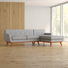 Load image into Gallery viewer, Adorn Homez Axel L Shape (4 Seater) Sofa Sectional in Linen-Cotton Fabric