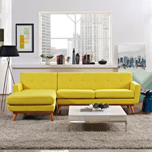 Load image into Gallery viewer, Adorn Homez Axel L Shape (4 Seater) Sofa Sectional in Linen-Cotton Fabric