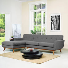 Load image into Gallery viewer, Adorn Homez Axel L Shape (4 Seater) Sofa Sectional in Linen-Cotton Fabric