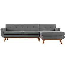 Load image into Gallery viewer, Adorn Homez Axel L Shape (4 Seater) Sofa Sectional in Linen-Cotton Fabric