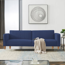 Load image into Gallery viewer, Adorn Homez Billing 3 Seater Sofa Cum Bed In Fabric