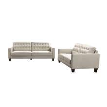 Load image into Gallery viewer, Adorn Homez Kyoto 3+2 Sofa Set (5 Seater) in Leatherette
