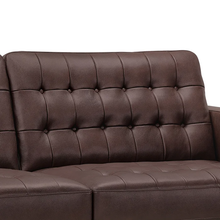 Load image into Gallery viewer, Adorn Homez Kyoto 3+2 Sofa Set (5 Seater) in Leatherette