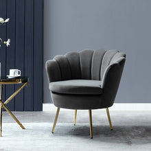 Load image into Gallery viewer, Adorn Homez Mesa Accent Chair in Premium Velvet Fabric
