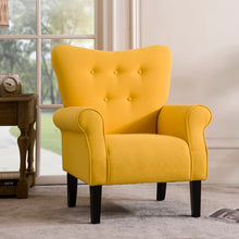 Load image into Gallery viewer, Adorn Homez Clifton Accent Chair in Premium Velvet Fabric
