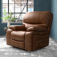 Load image into Gallery viewer, Adorn Homez Hendrik 1 Seater Automatic Recliner in Leatherette with Mobile Charger
