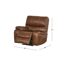 Load image into Gallery viewer, Adorn Homez Hendrik 1 Seater Automatic Recliner in Leatherette with Mobile Charger