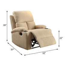 Load image into Gallery viewer, Adorn Homez Sello 1 Seater Manual Recliner in Fabric