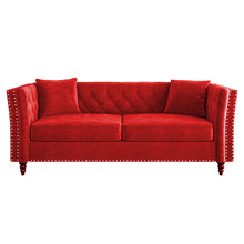 Load image into Gallery viewer, Adorn Homez Venus Premium 3 Seater Sofa in Suede Velvet Fabric
