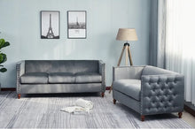 Load image into Gallery viewer, Adorn Homez Quito 3+2 (5 Seater) Sofa Set in Premium Velvet Fabric