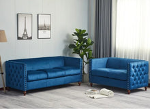Load image into Gallery viewer, Adorn Homez Quito 3+2 (5 Seater) Sofa Set in Premium Velvet Fabric