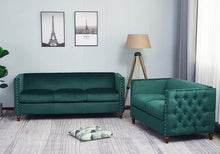 Load image into Gallery viewer, Adorn Homez Quito 3+2 (5 Seater) Sofa Set in Premium Velvet Fabric