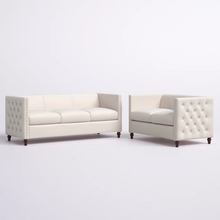 Load image into Gallery viewer, Adorn Homez Quito 3+2 (5 Seater) Sofa Set in Premium Velvet Fabric