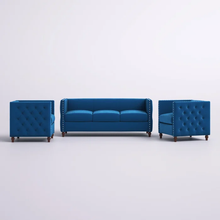 Load image into Gallery viewer, Adorn Homez Quito 3+1+1 (5 Seater) Sofa Set in Premium Velvet Fabric