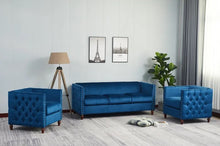 Load image into Gallery viewer, Adorn Homez Quito 3+1+1 (5 Seater) Sofa Set in Premium Velvet Fabric