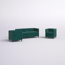 Load image into Gallery viewer, Adorn Homez Quito 3+1+1 (5 Seater) Sofa Set in Premium Velvet Fabric