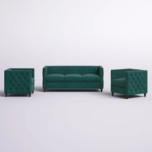 Load image into Gallery viewer, Adorn Homez Quito 3+1+1 (5 Seater) Sofa Set in Premium Velvet Fabric
