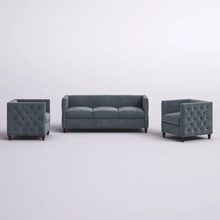 Load image into Gallery viewer, Adorn Homez Quito 3+1+1 (5 Seater) Sofa Set in Premium Velvet Fabric