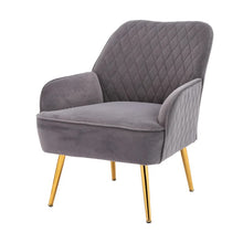 Load image into Gallery viewer, Adorn Homez Pedro Accent Chair in Velvet Fabric