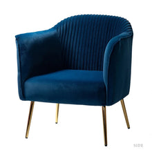 Load image into Gallery viewer, Adorn Homez Felipe Accent Chair in Premium Velvet Fabric