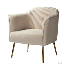 Load image into Gallery viewer, Adorn Homez Felipe Accent Chair in Premium Velvet Fabric
