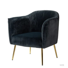 Load image into Gallery viewer, Adorn Homez Felipe Accent Chair in Premium Velvet Fabric