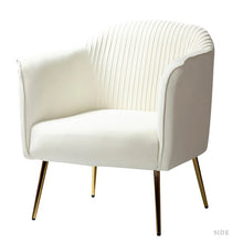 Load image into Gallery viewer, Adorn Homez Felipe Accent Chair in Premium Velvet Fabric