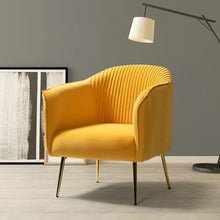 Load image into Gallery viewer, Adorn Homez Felipe Accent Chair in Premium Velvet Fabric