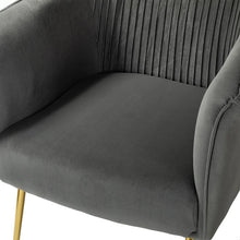 Load image into Gallery viewer, Adorn Homez Felipe Accent Chair in Premium Velvet Fabric