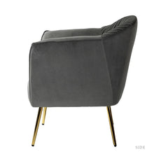 Load image into Gallery viewer, Adorn Homez Felipe Accent Chair in Premium Velvet Fabric