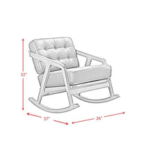 Load image into Gallery viewer, Adorn Homez Logan Premium Rocking Chair in Leatherette