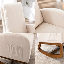 Load image into Gallery viewer, Adorn Homez Clare Rocking Chair in Fabric