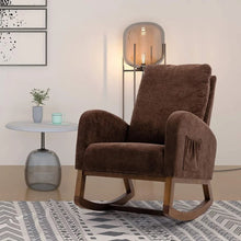 Load image into Gallery viewer, Adorn Homez Clare Rocking Chair in Fabric