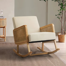 Load image into Gallery viewer, Adorn Homez Maya Premium Rocking Chair in Fabric
