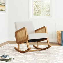 Load image into Gallery viewer, Adorn Homez Maya Premium Rocking Chair in Fabric