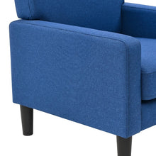 Load image into Gallery viewer, Adorn Homez Franco Accent Chair with Ottoman in Fabric