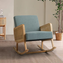 Load image into Gallery viewer, Adorn Homez Maya Premium Rocking Chair in Fabric