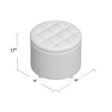 Load image into Gallery viewer, Adorn Homez Zora Ottoman in Fabric