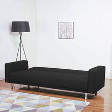 Load image into Gallery viewer, Adorn Homez Graham Sofa Cum Bed in Leatherette