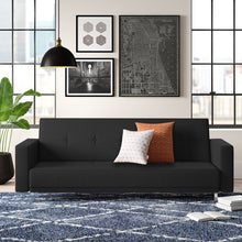 Load image into Gallery viewer, Adorn Homez Graham Sofa Cum Bed in Leatherette