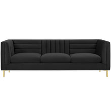 Load image into Gallery viewer, Adorn Homez Mauchuca Premium 3 Seater Sofa In Velvet Fabric
