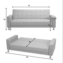 Load image into Gallery viewer, Adorn Homez Spirit Sofa Cum Bed in Fabric